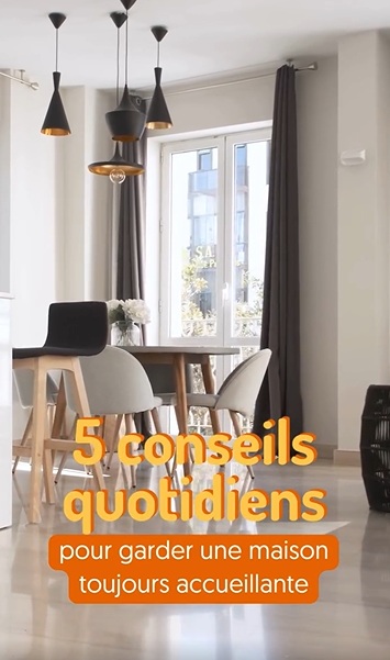 garder une maison accueillante vidéo maison accueillante FB HUBLISS